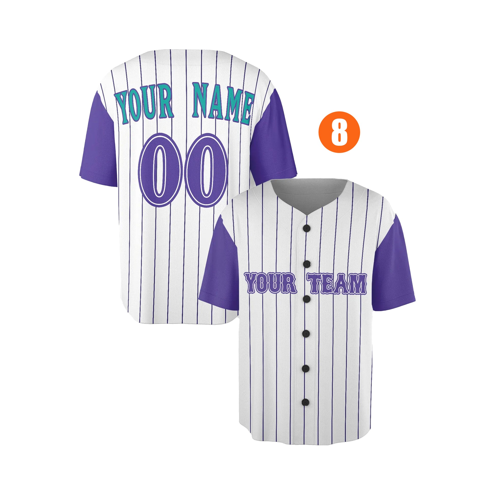 Custom Arizona Diamondbacks Jersey Fan Made, Infant, Toddler, Youth & Adult No Piping Color 8