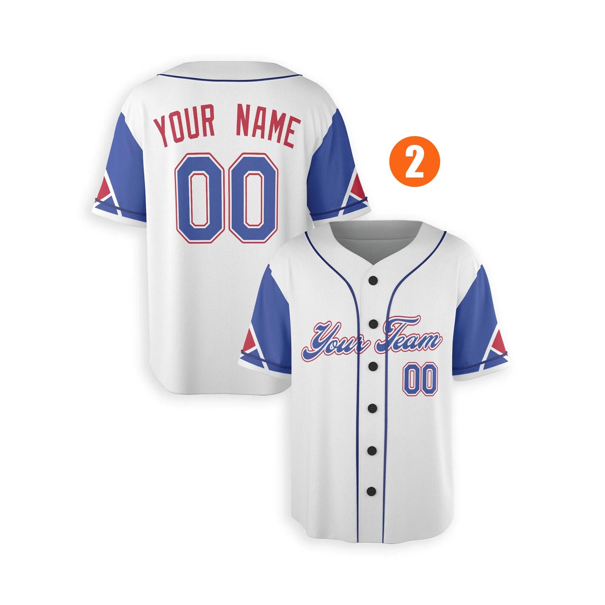 Custom Atlanta Braves Jersey Fan Made, Infant, Toddler, Youth & Adult Piping 2