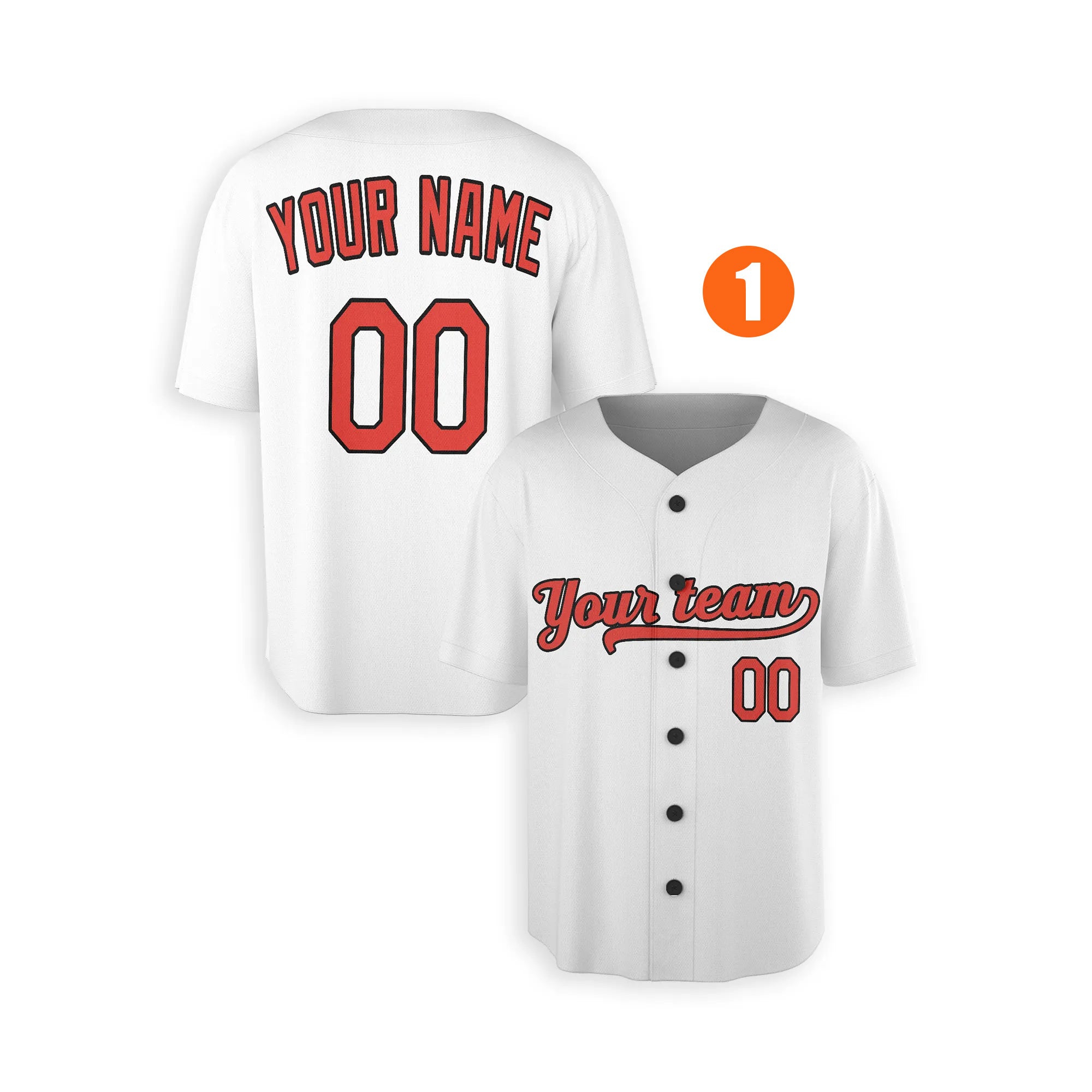 Custom Baltimore Orioles Jersey Fan Made, Infant, Toddler, Youth & Adult No Piping 1