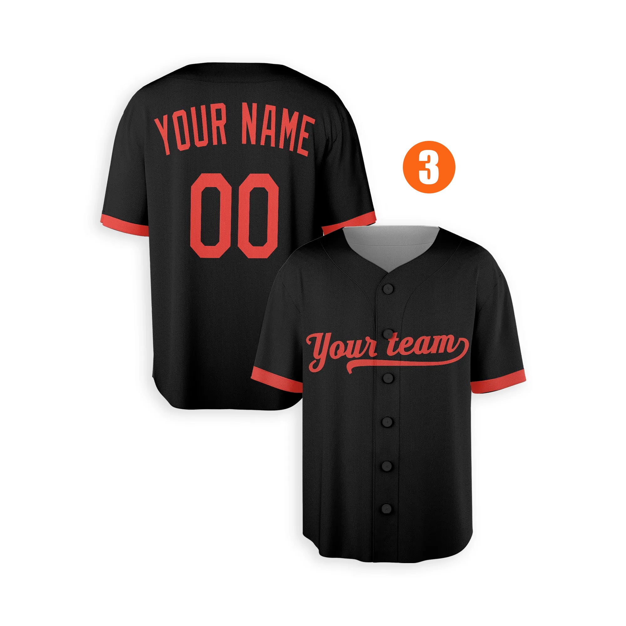 Custom Baltimore Orioles Jersey Fan Made, Infant, Toddler, Youth & Adult No Piping 3