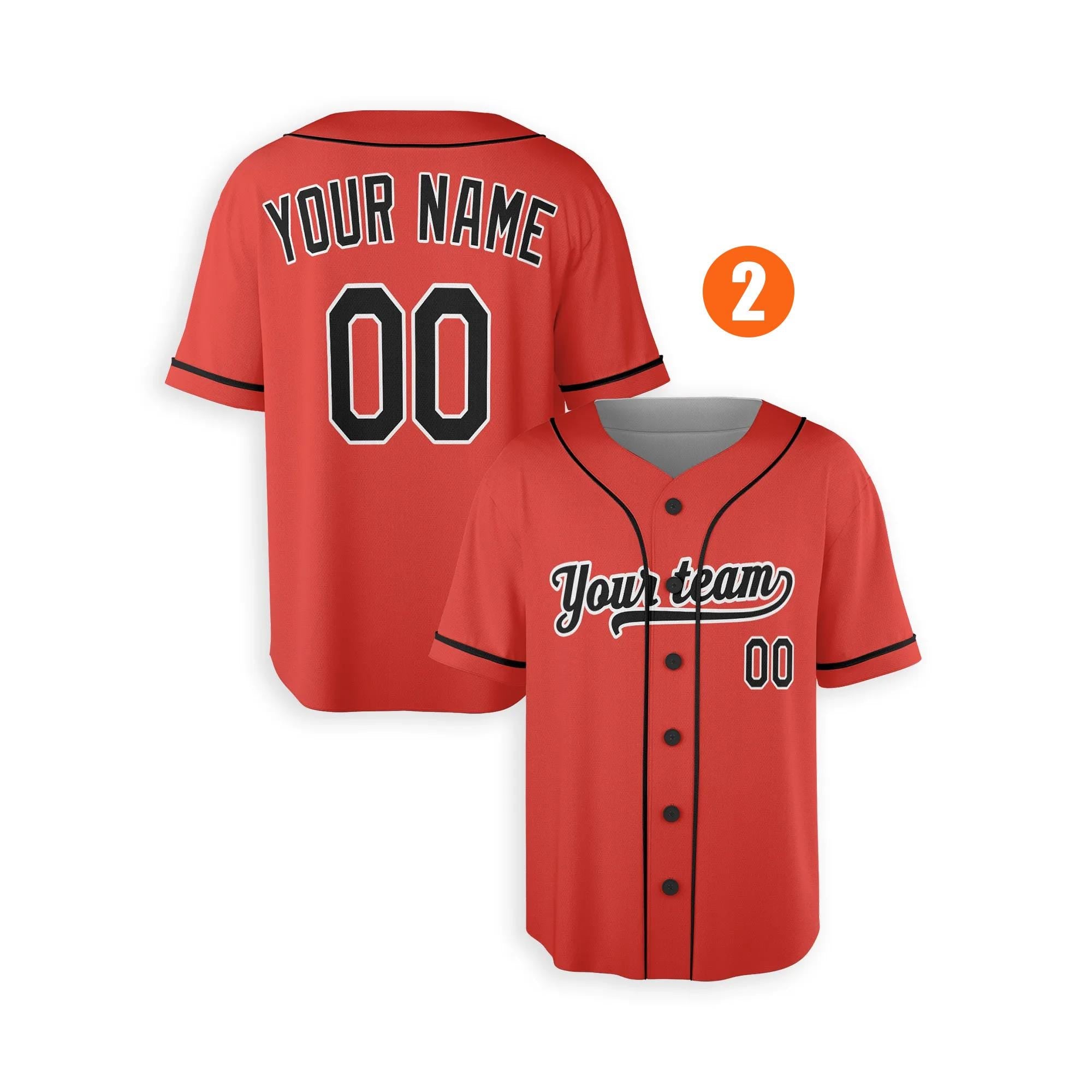 Custom Baltimore Orioles Jersey Fan Made, Infant, Toddler, Youth & Adult Piping 2
