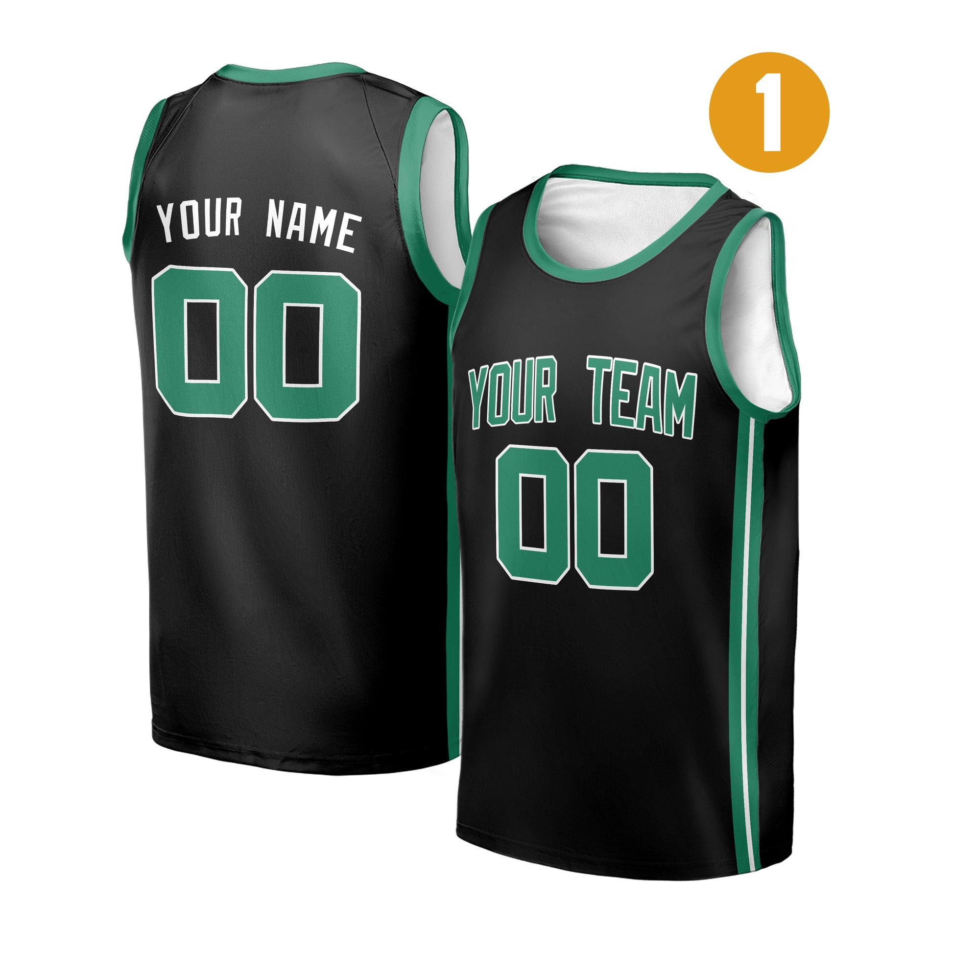 Custom Boston Celtics Jersey Fan Made, Toddler, Youth & Adult Color 1