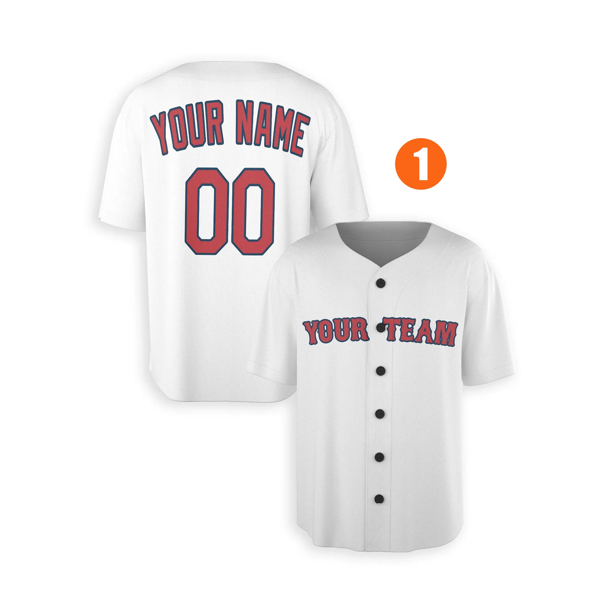 Custom Boston Red Sox Jersey Fan Made, Infant, Toddler, Youth & Adult No Piping 1