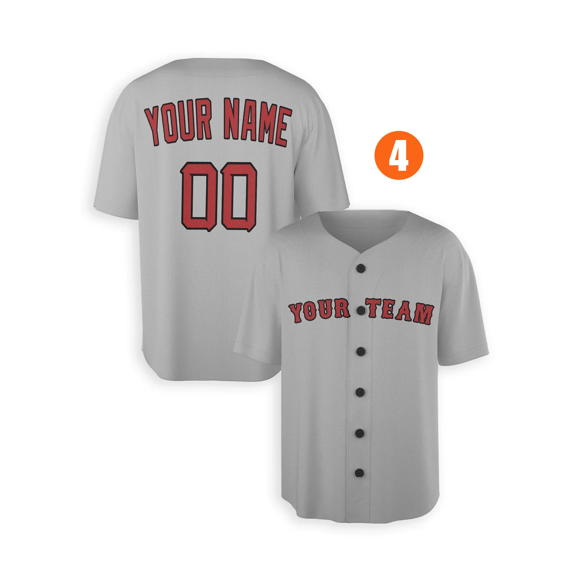 Custom Boston Red Sox Jersey Fan Made, Infant, Toddler, Youth & Adult No Piping 4