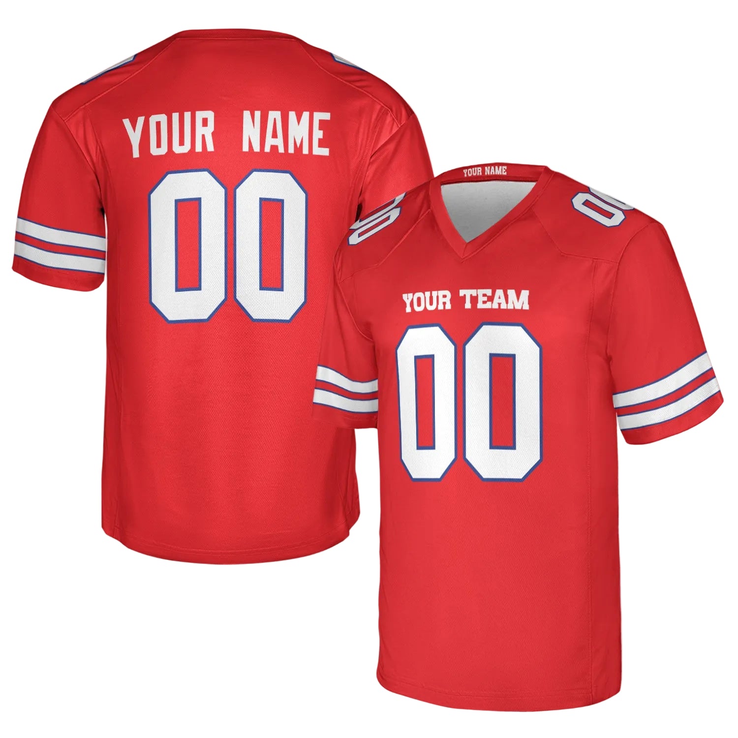 Custom Buffalo Bills Jersey – Team Name, Name & Number – Fan Made Color 4
