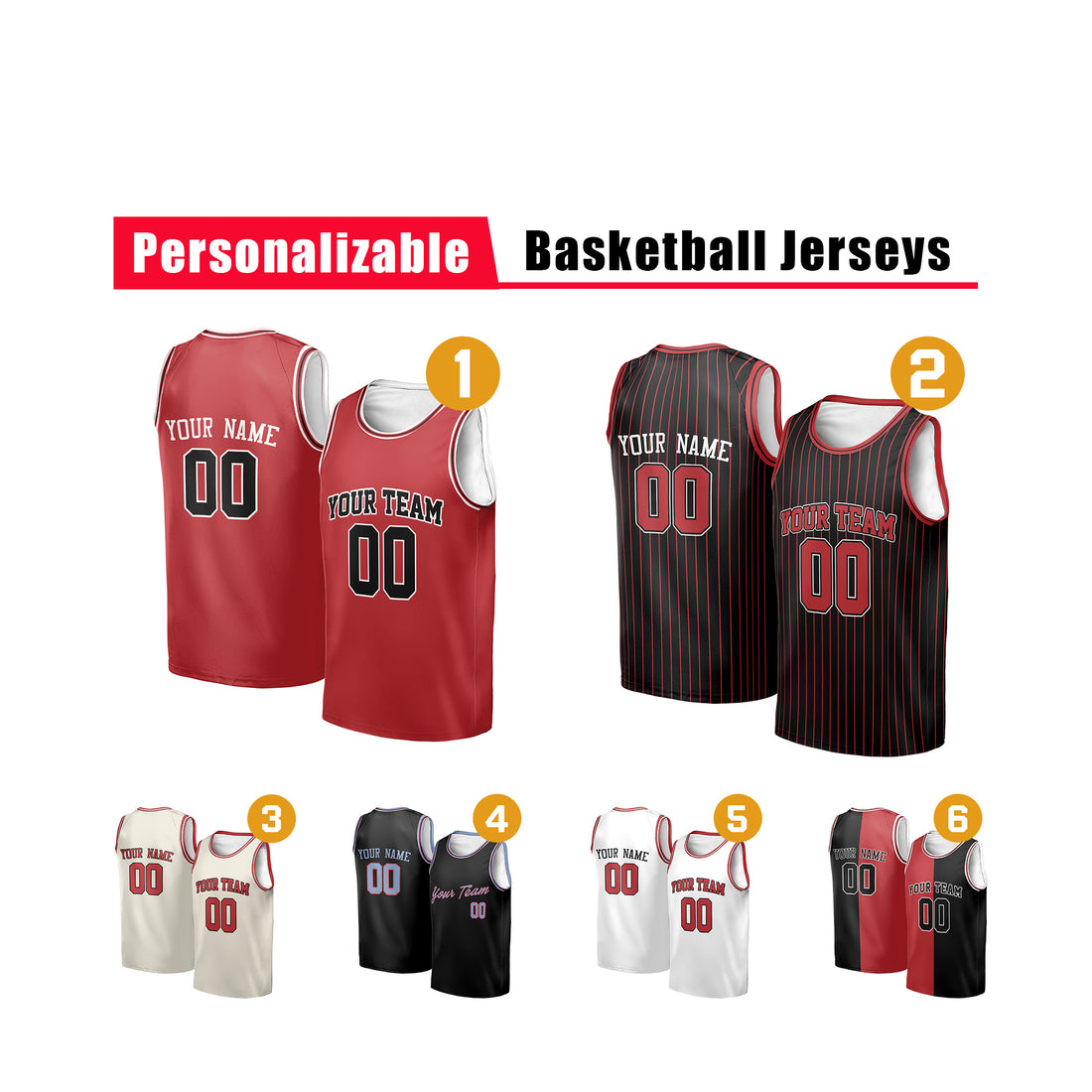 Custom Chicago Bulls Jersey Fan Made, Toddler, Youth & Adult