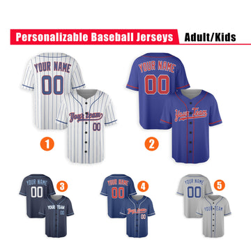 Custom Chicago Cubs Jersey Fan Made, Infant, Toddler, Youth & Adult