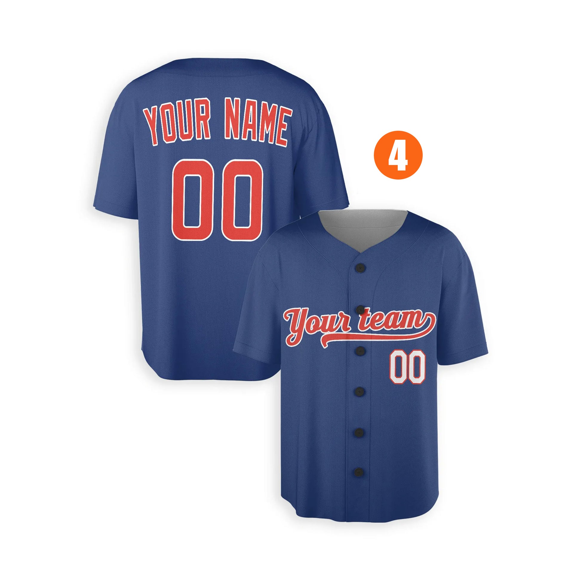 Custom Chicago Cubs Jersey Fan Made, Infant, Toddler, Youth & Adult No Piping 4
