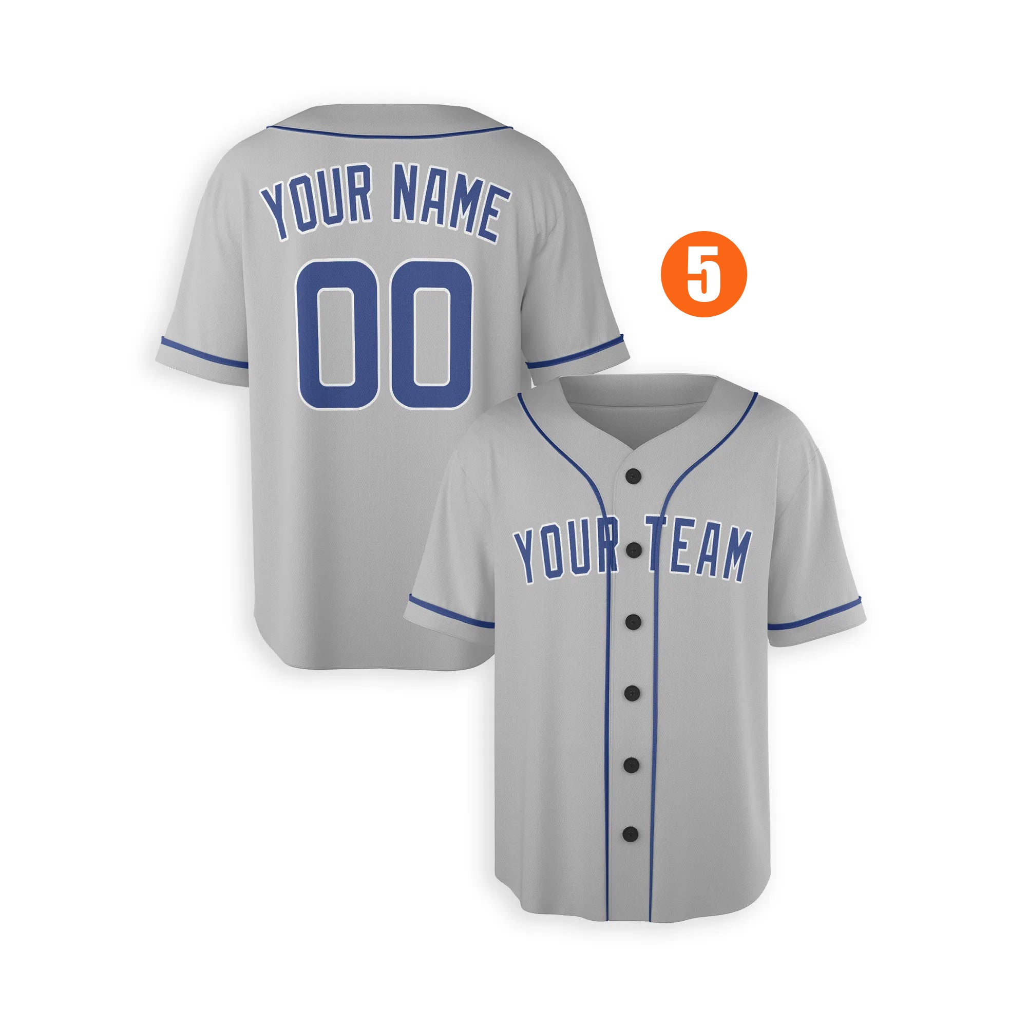 Custom Chicago Cubs Jersey Fan Made, Infant, Toddler, Youth & Adult Piping 5