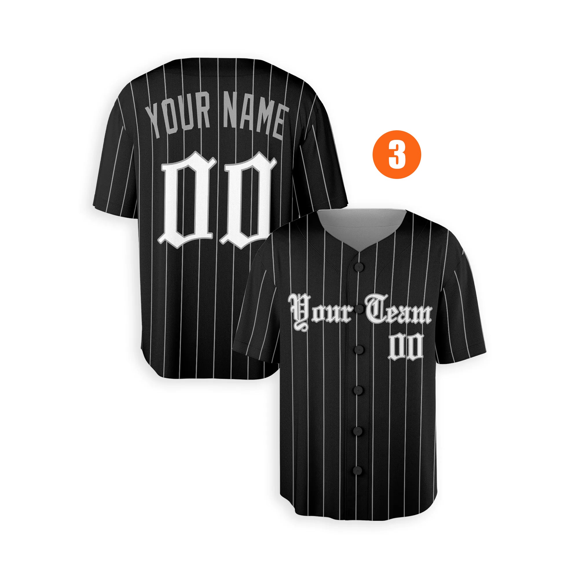 Custom Chicago White Sox Jersey Fan Made, Infant, Toddler, Youth & Adult No Piping Color 3