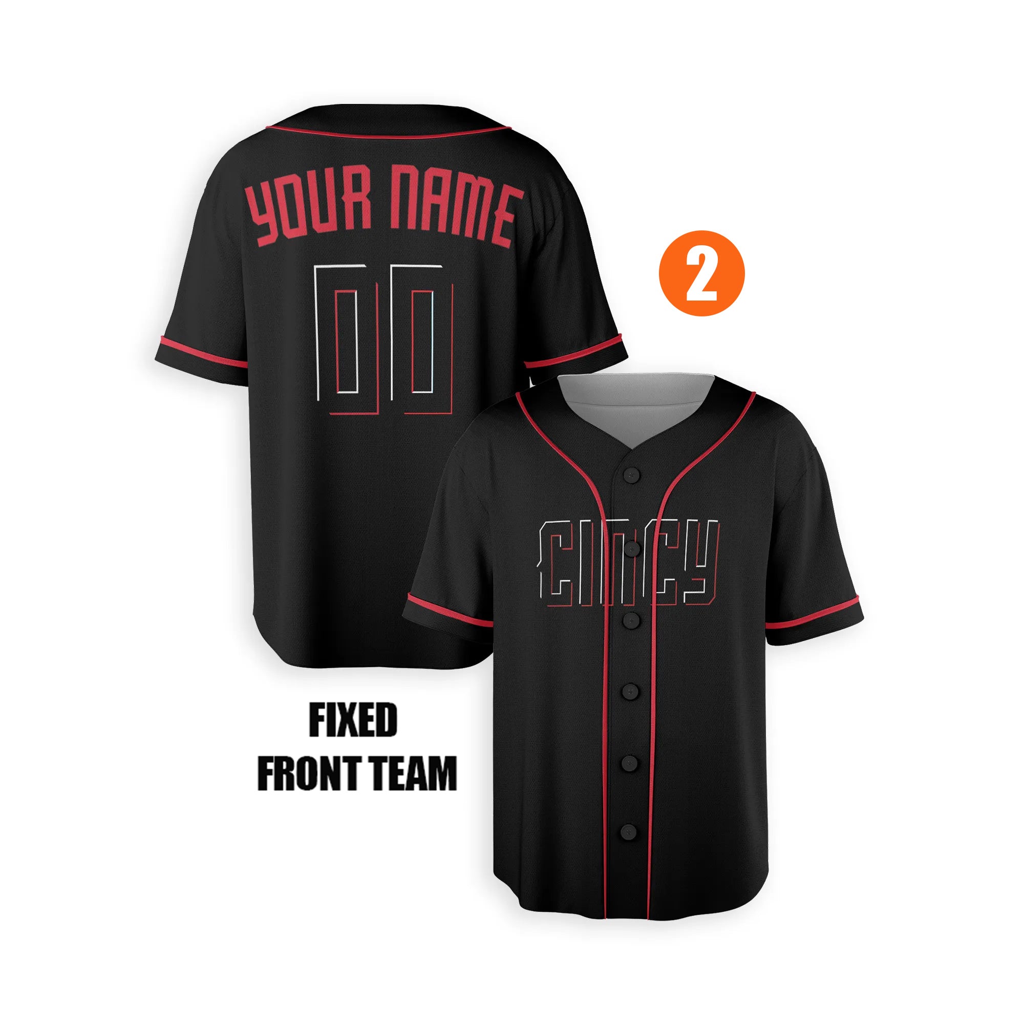 Custom Cincinnati Reds Jersey Fan Made, Infant, Toddler, Youth & Adult Piping 2