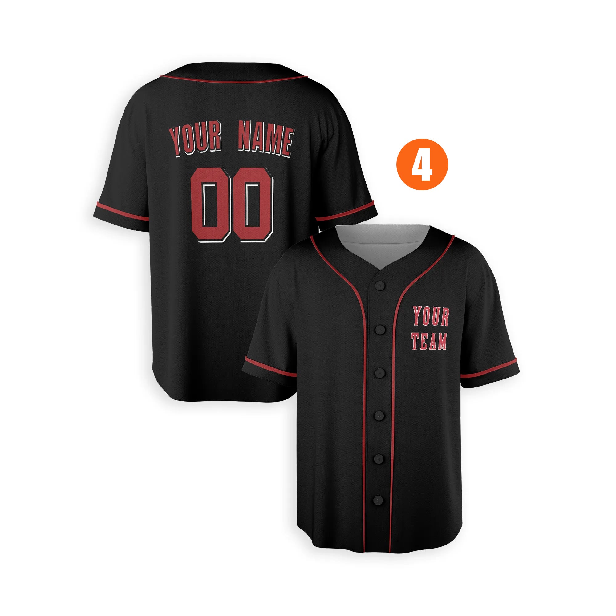 Custom Cincinnati Reds Jersey Fan Made, Infant, Toddler, Youth & Adult Piping 4