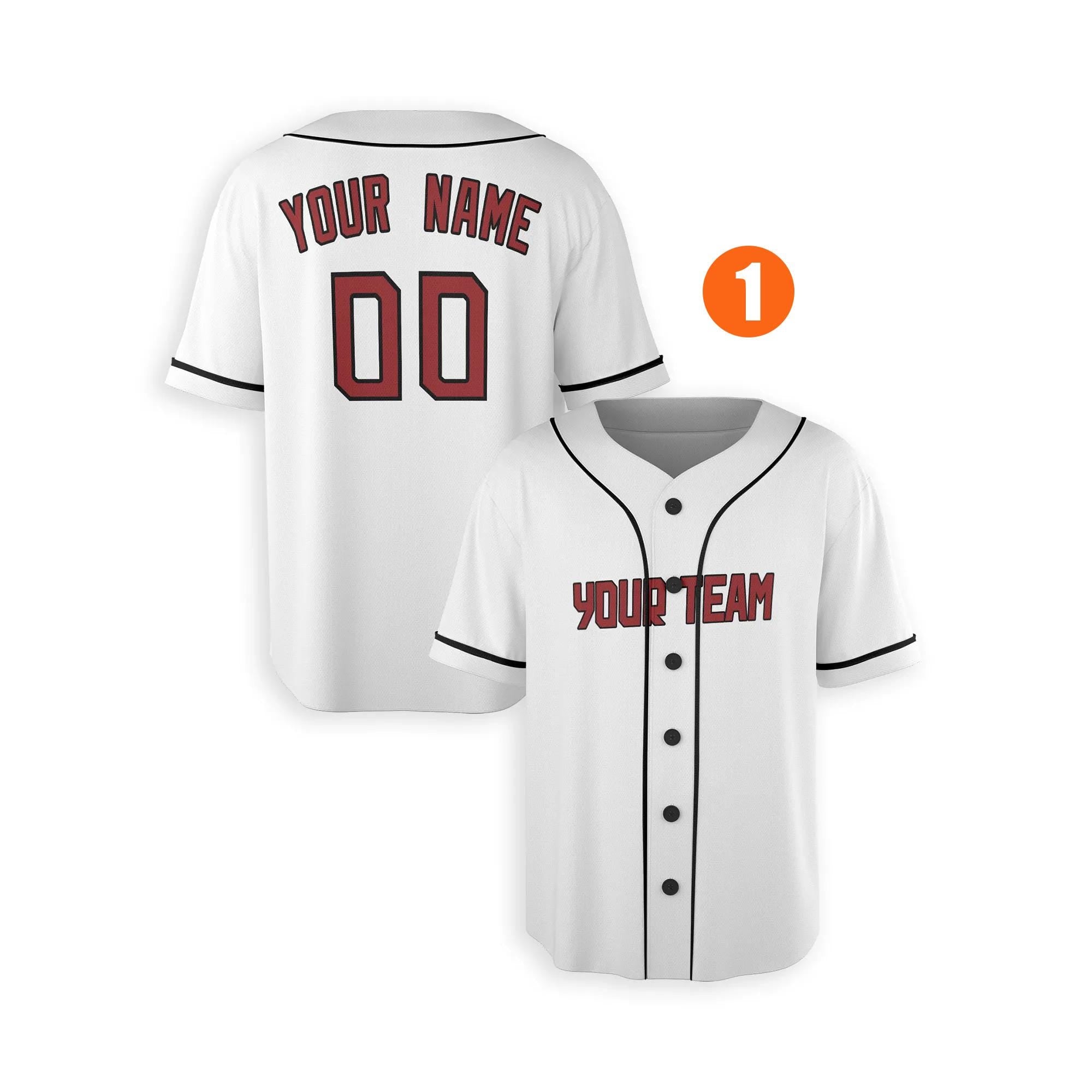 Custom Cleveland Guardians Jersey Fan Made, Infant, Toddler, Youth & Adult Piping 1