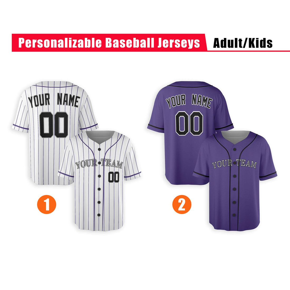 Custom Colorado Rockies Jersey Fan Made, Infant, Toddler, Youth & Adult