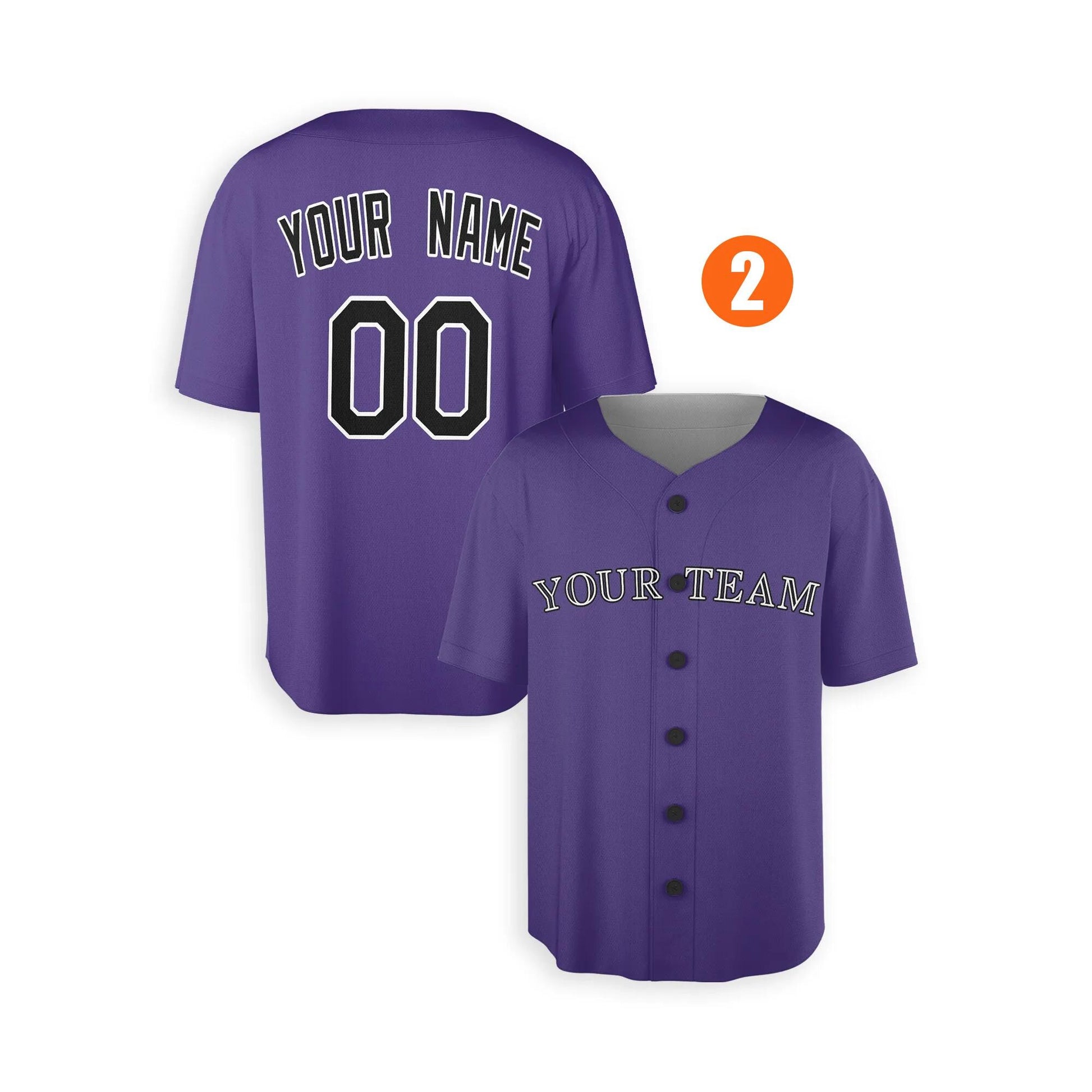 Custom Colorado Rockies Jersey Fan Made, Infant, Toddler, Youth & Adult No Piping Color 2