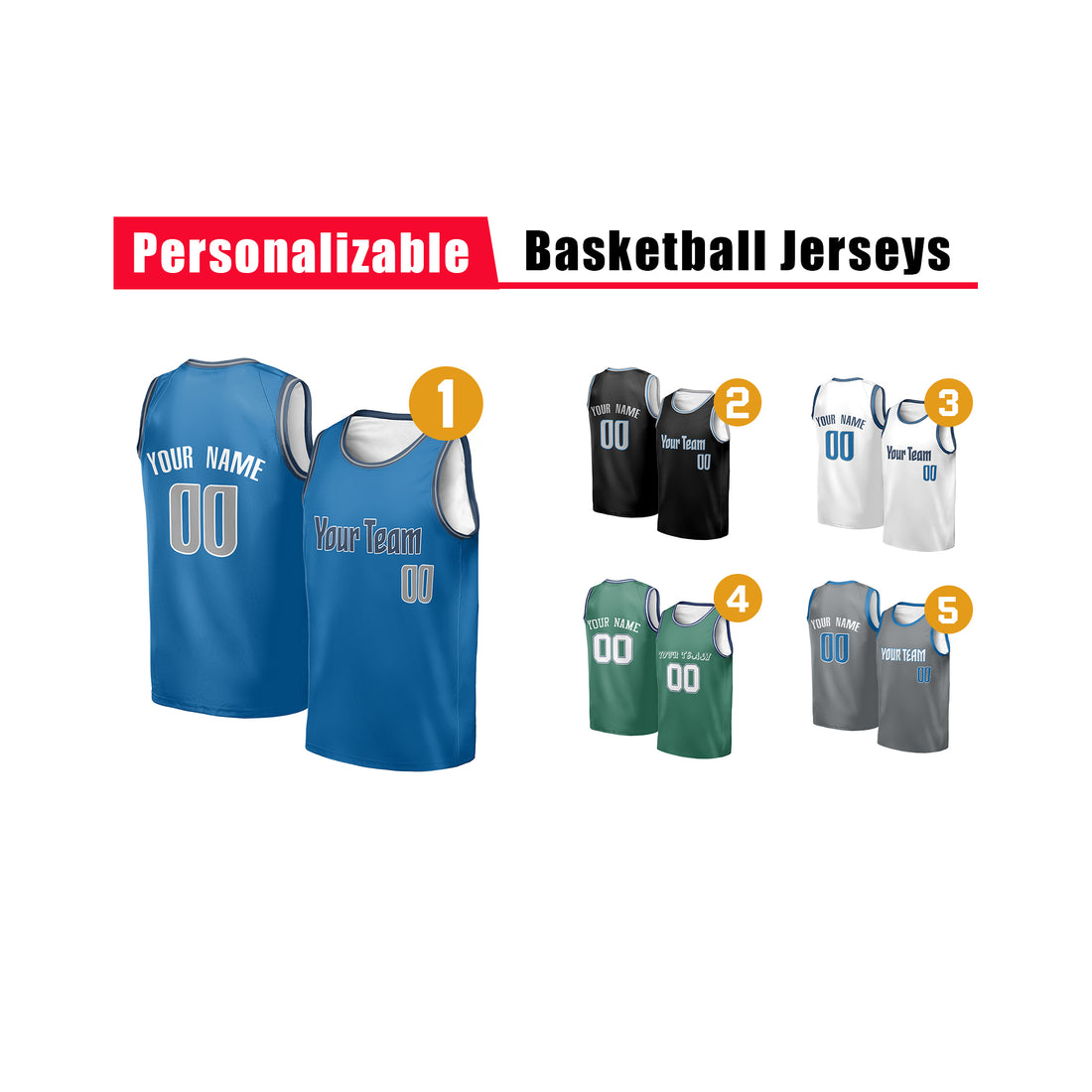 Custom Dallas Mavericks Jersey Fan Made, Toddler, Youth & Adult