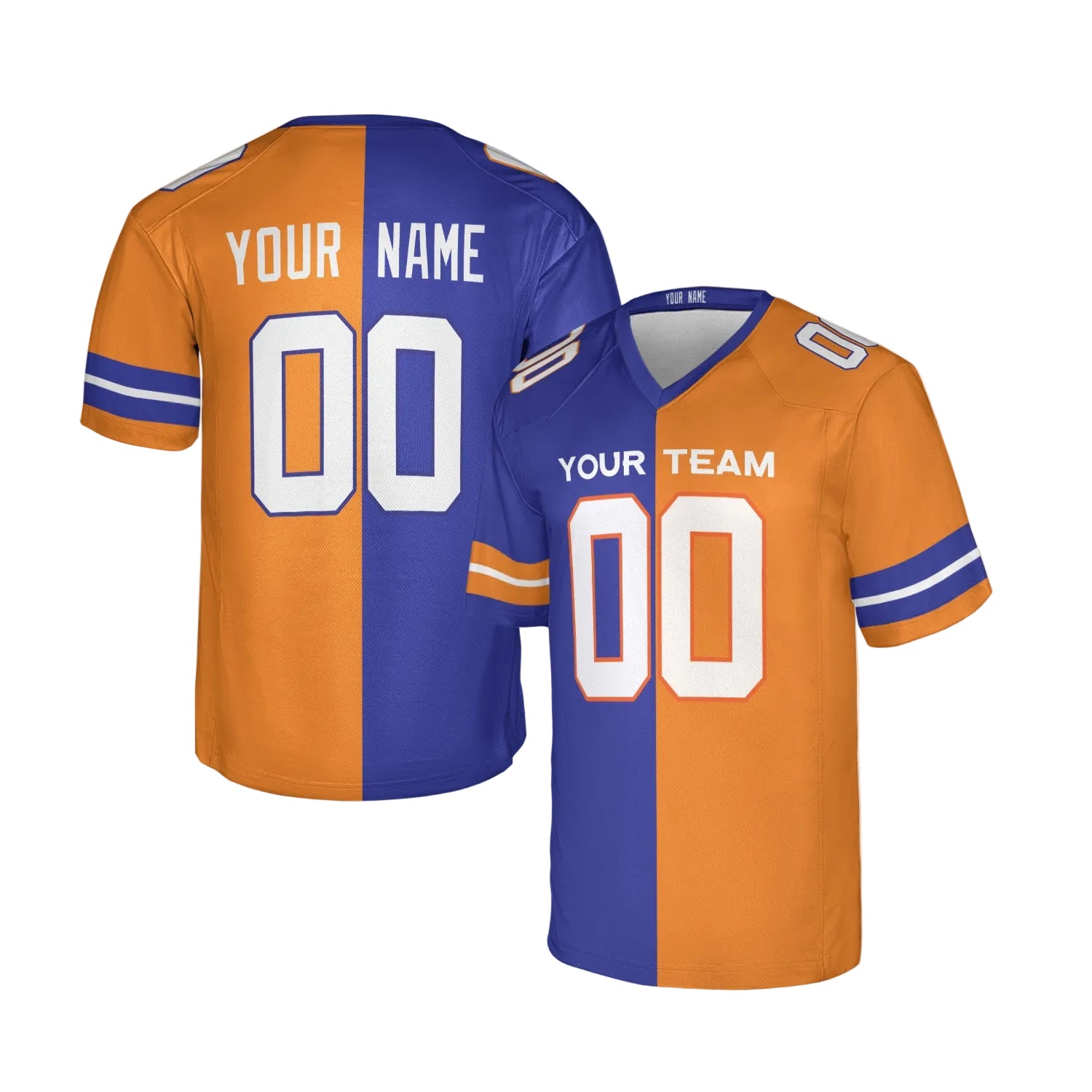 Custom Denver Broncos Jersey – Team Name, Name & Number – Fan Made Color 2