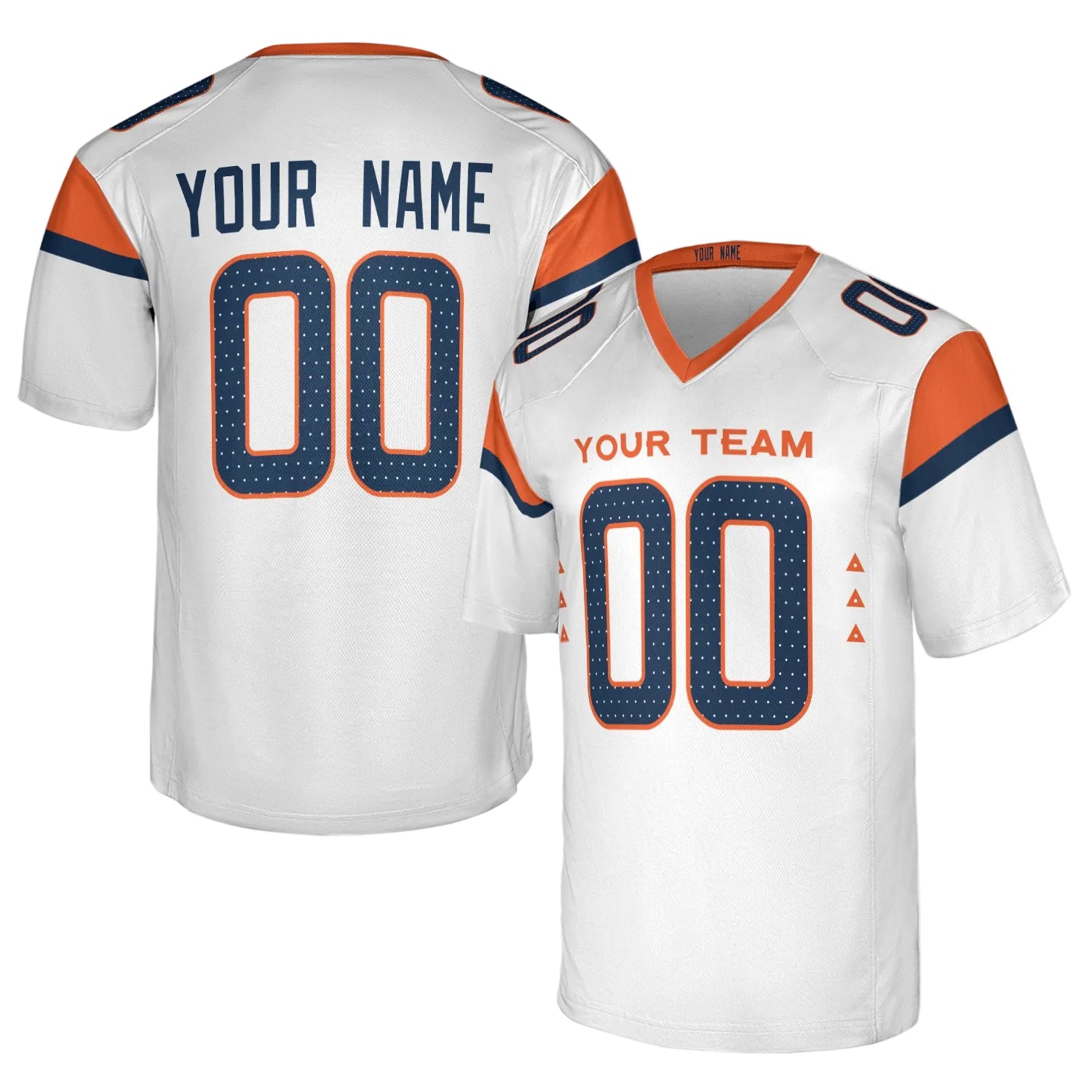 Custom Denver Broncos Jersey – Team Name, Name & Number – Fan Made Color 4