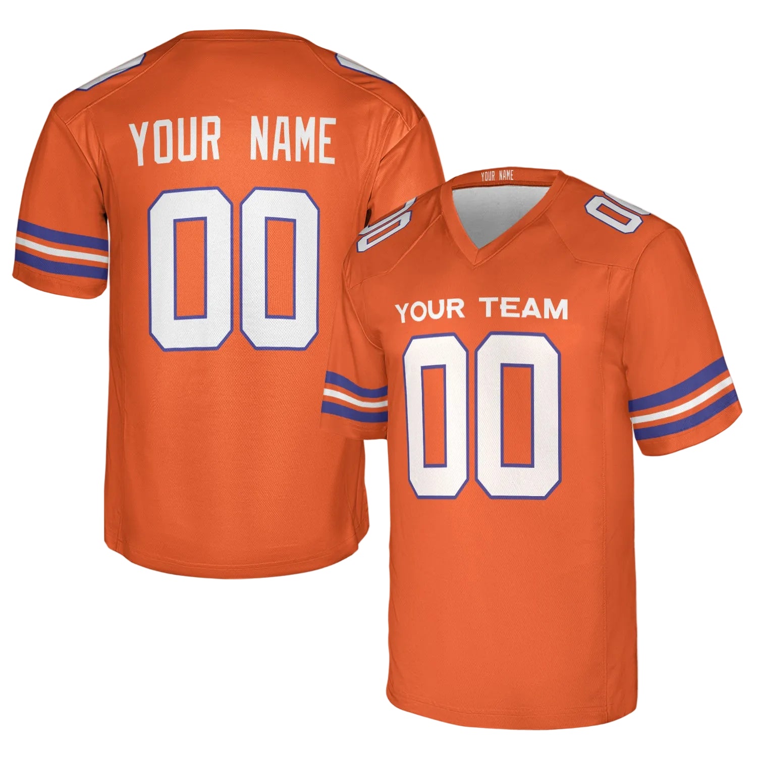 Custom Denver Broncos Jersey – Team Name, Name & Number – Fan Made Color 5