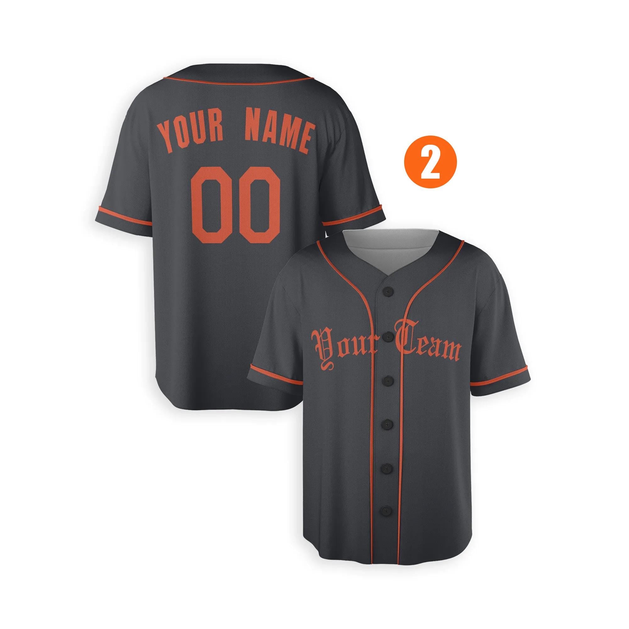 Custom Detroit Tigers Jersey Fan Made, Infant, Toddler, Youth & Adult Piping 2