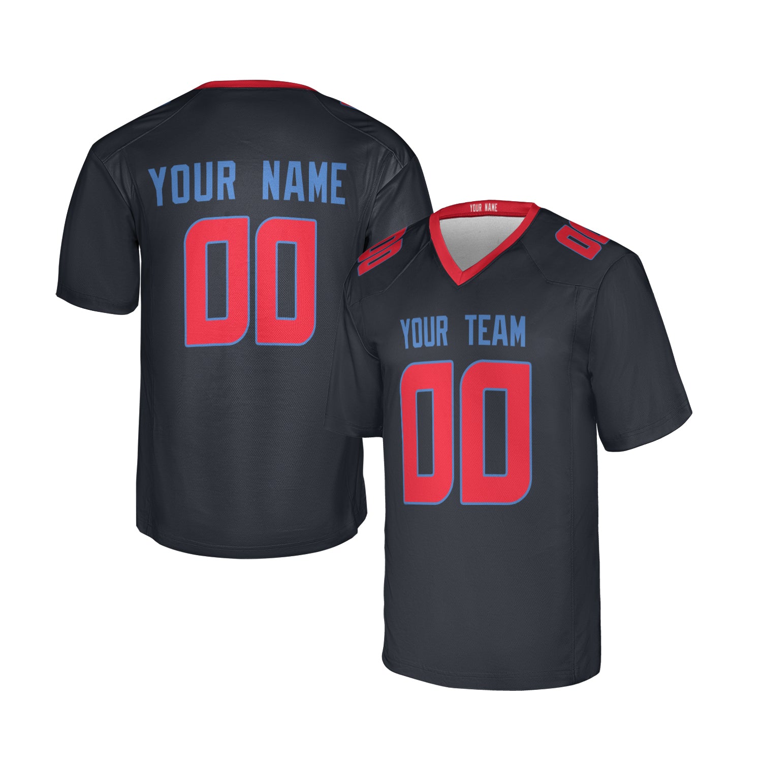 Custom Houston Texans Jersey – Team Name, Name & Number – Fan Made Color 4