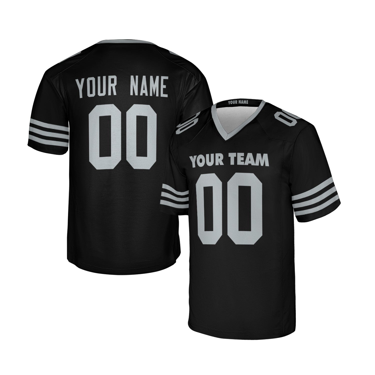 Custom Las Vegas Raiders Jersey – Team Name, Name & Number – Fan Made Color 1