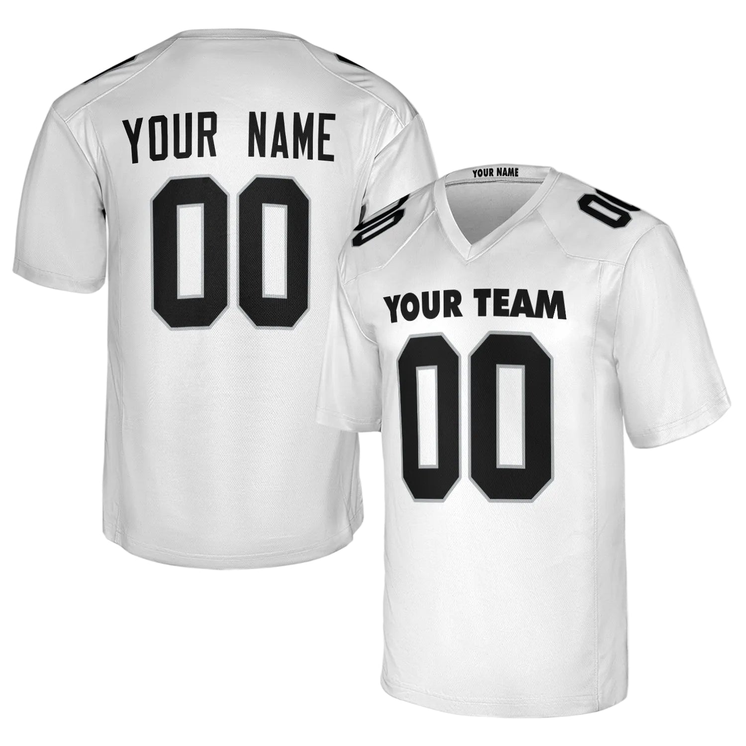 Custom Las Vegas Raiders Jersey – Team Name, Name & Number – Fan Made Color 2