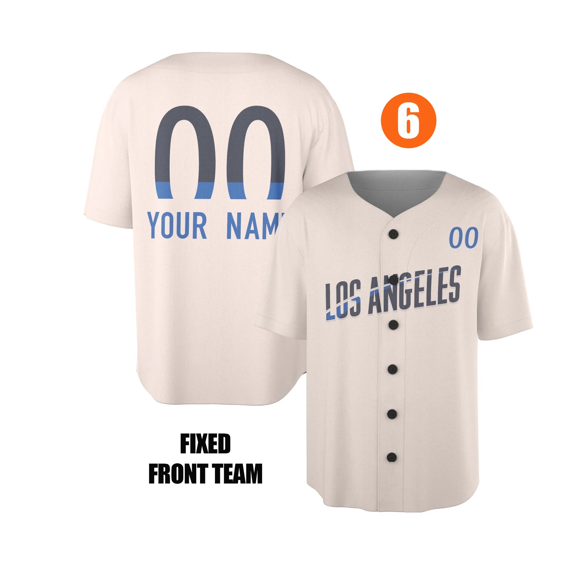 Custom Los Angeles Dodgers Jersey Fan Made, Infant, Toddler, Youth & Adult No Piping 6