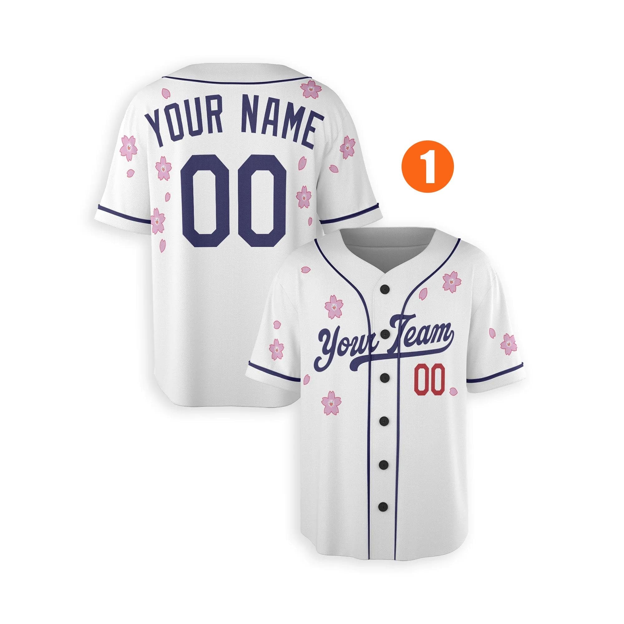 Custom Los Angeles Dodgers Jersey Fan Made, Infant, Toddler, Youth & Adult Piping 1