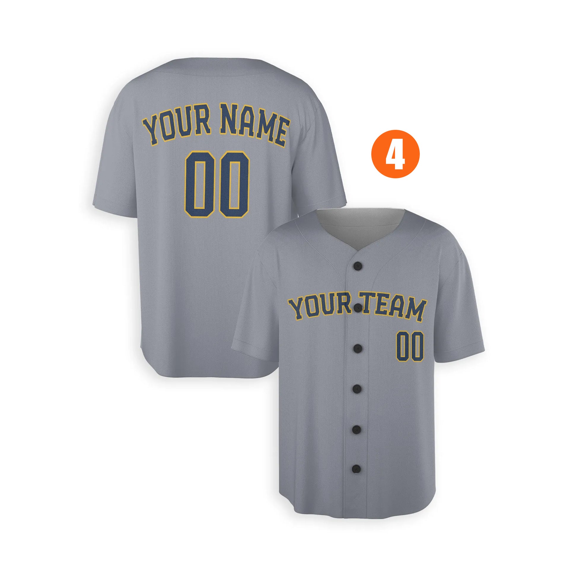 Custom Milwaukee Brewers Jersey Fan Made, Infant, Toddler, Youth & Adult No Piping 4