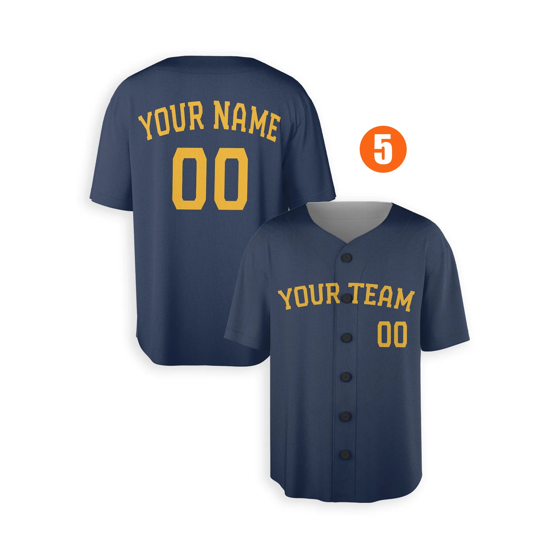 Custom Milwaukee Brewers Jersey Fan Made, Infant, Toddler, Youth & Adult No Piping 5