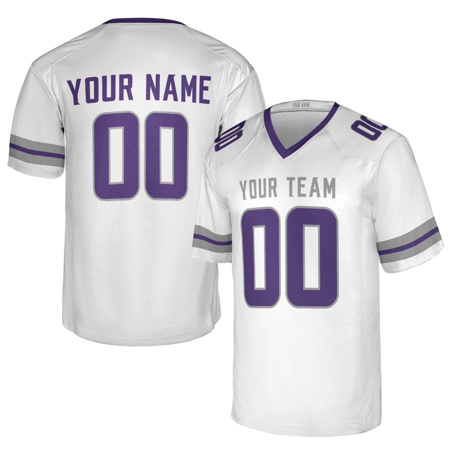 Custom Minnesota Vikings Jersey – Team Name, Name & Number – Fan Made Color 4