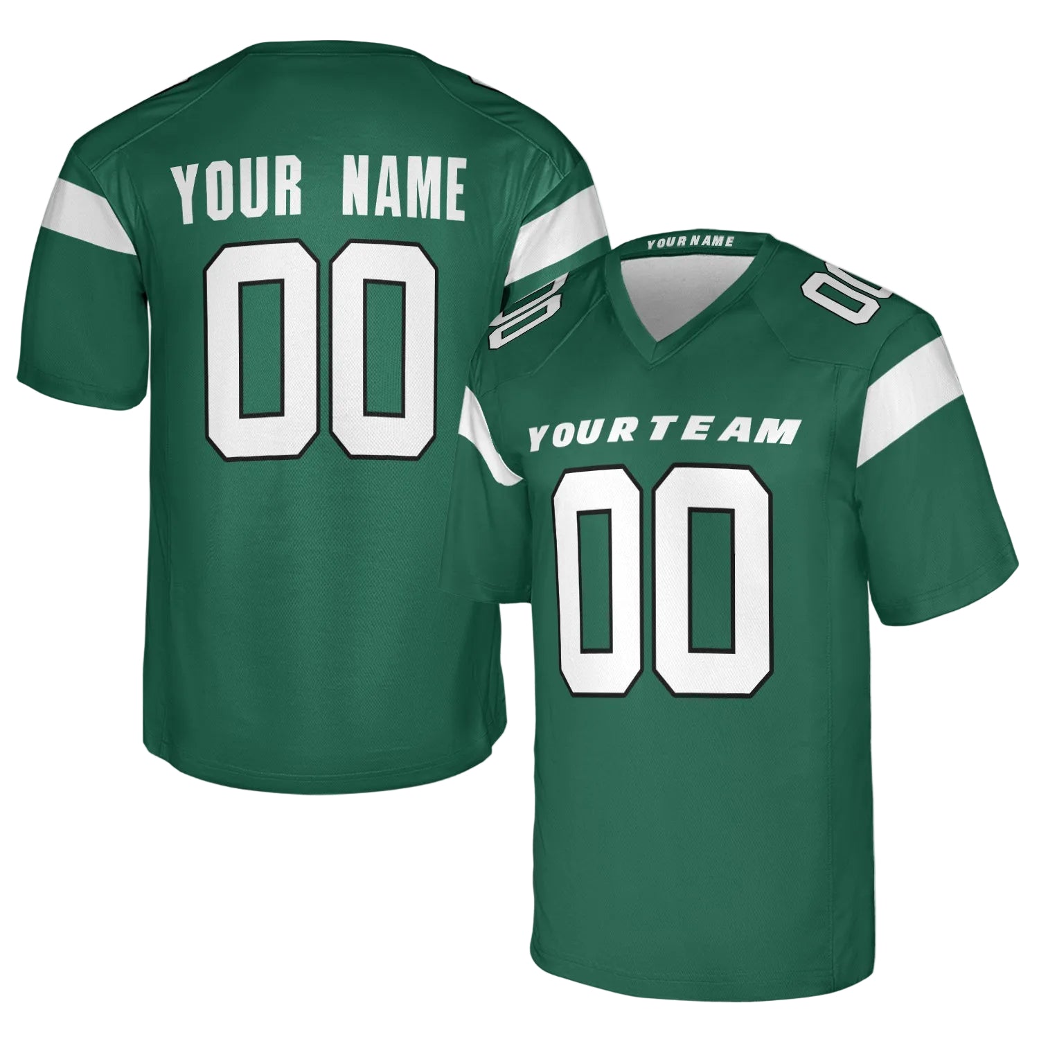 Custom New York Jets Jersey – Team Name, Name & Number – Fan Made Color 3