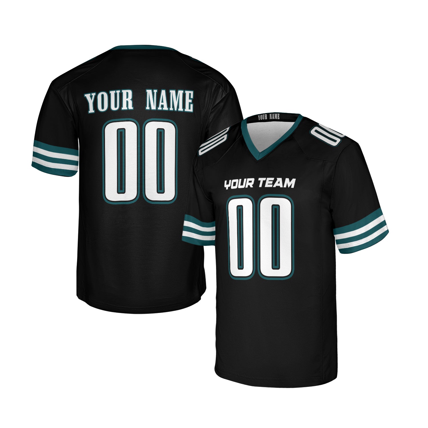 Custom Philadelphia Eagles Jersey – Team Name, Name & Number – Fan Made Color 1