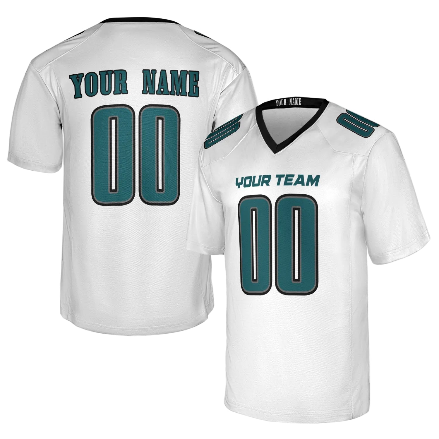 Custom Philadelphia Eagles Jersey – Team Name, Name & Number – Fan Made Color 3