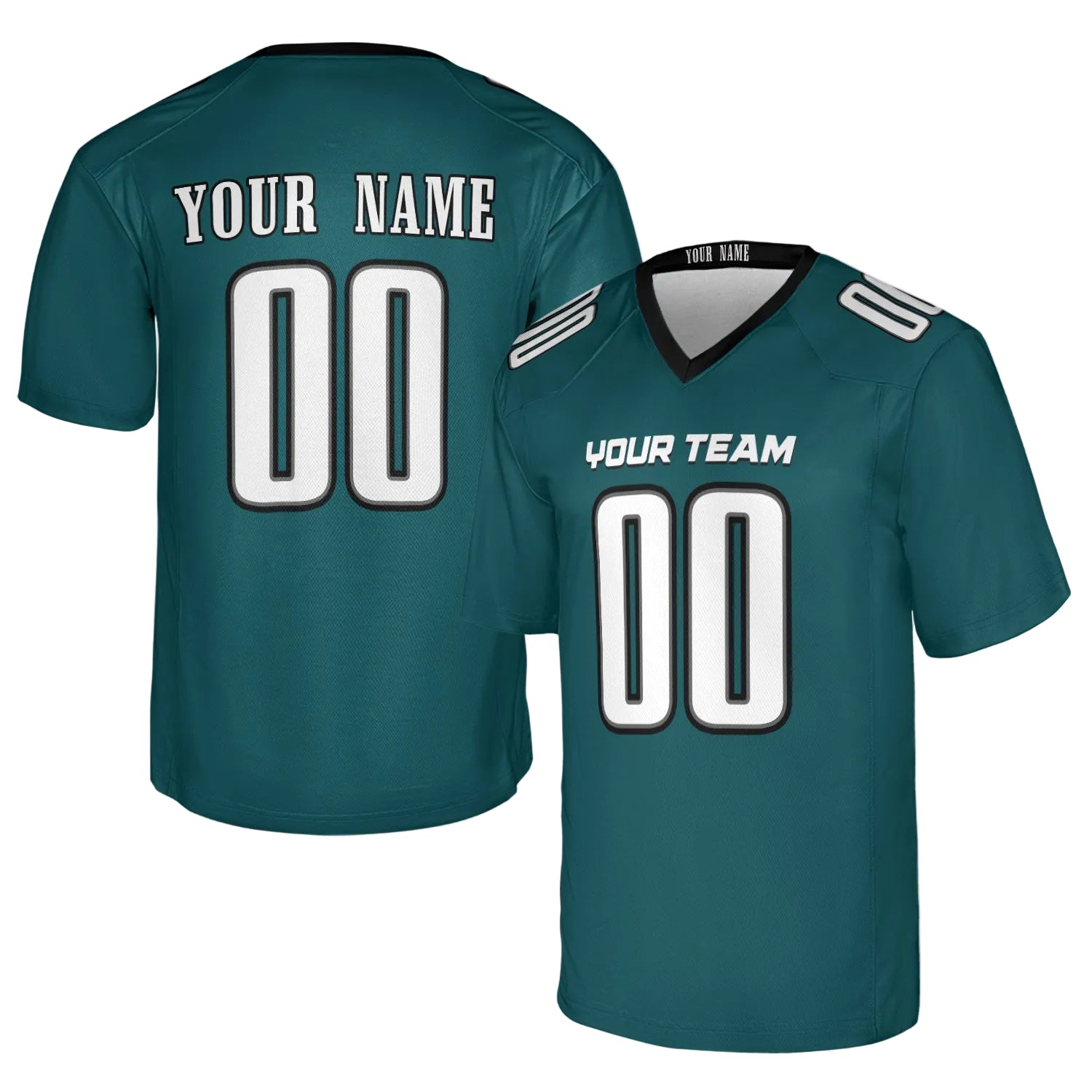 Custom Philadelphia Eagles Jersey – Team Name, Name & Number – Fan Made Color 5
