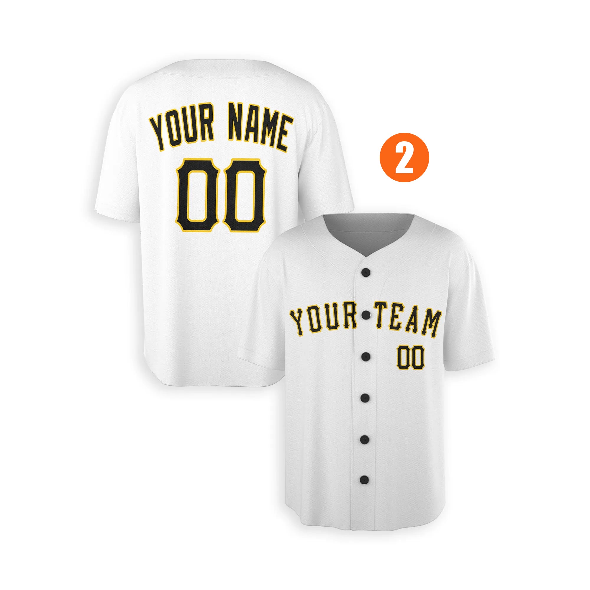 Custom Pittsburgh Pirates Jersey Fan Made, Infant, Toddler, Youth & Adult No Piping 2