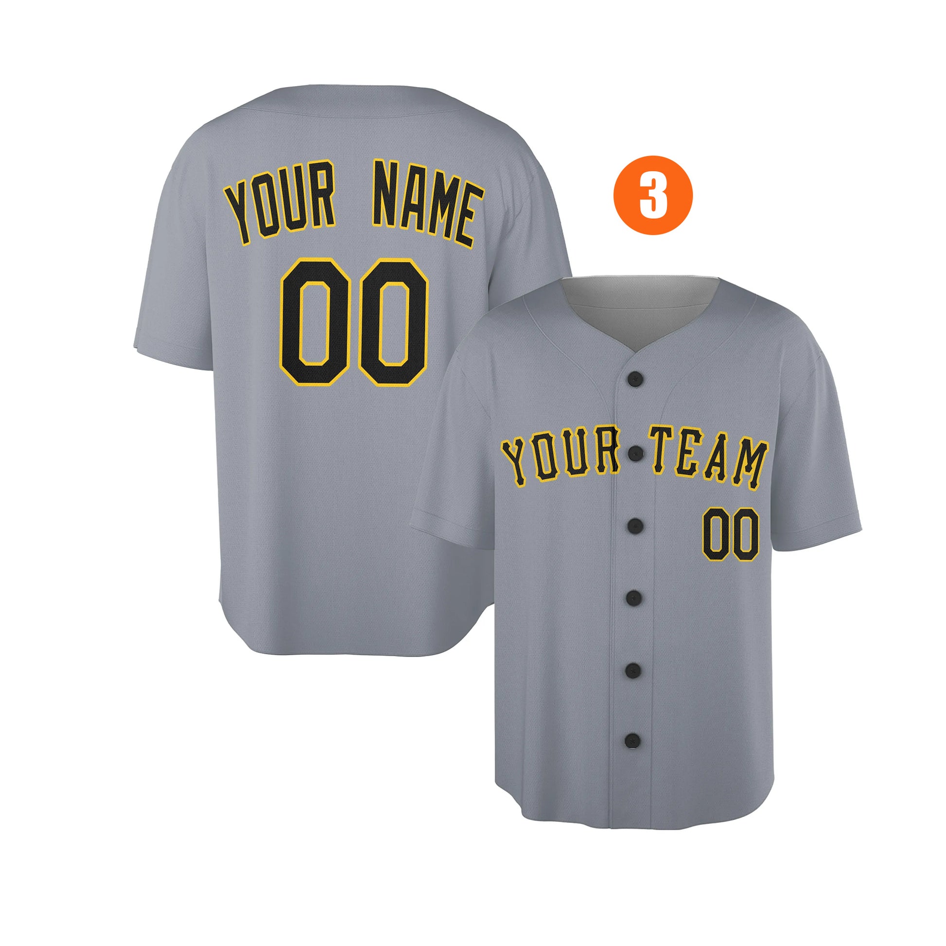 Custom Pittsburgh Pirates Jersey Fan Made, Infant, Toddler, Youth & Adult No Piping 3