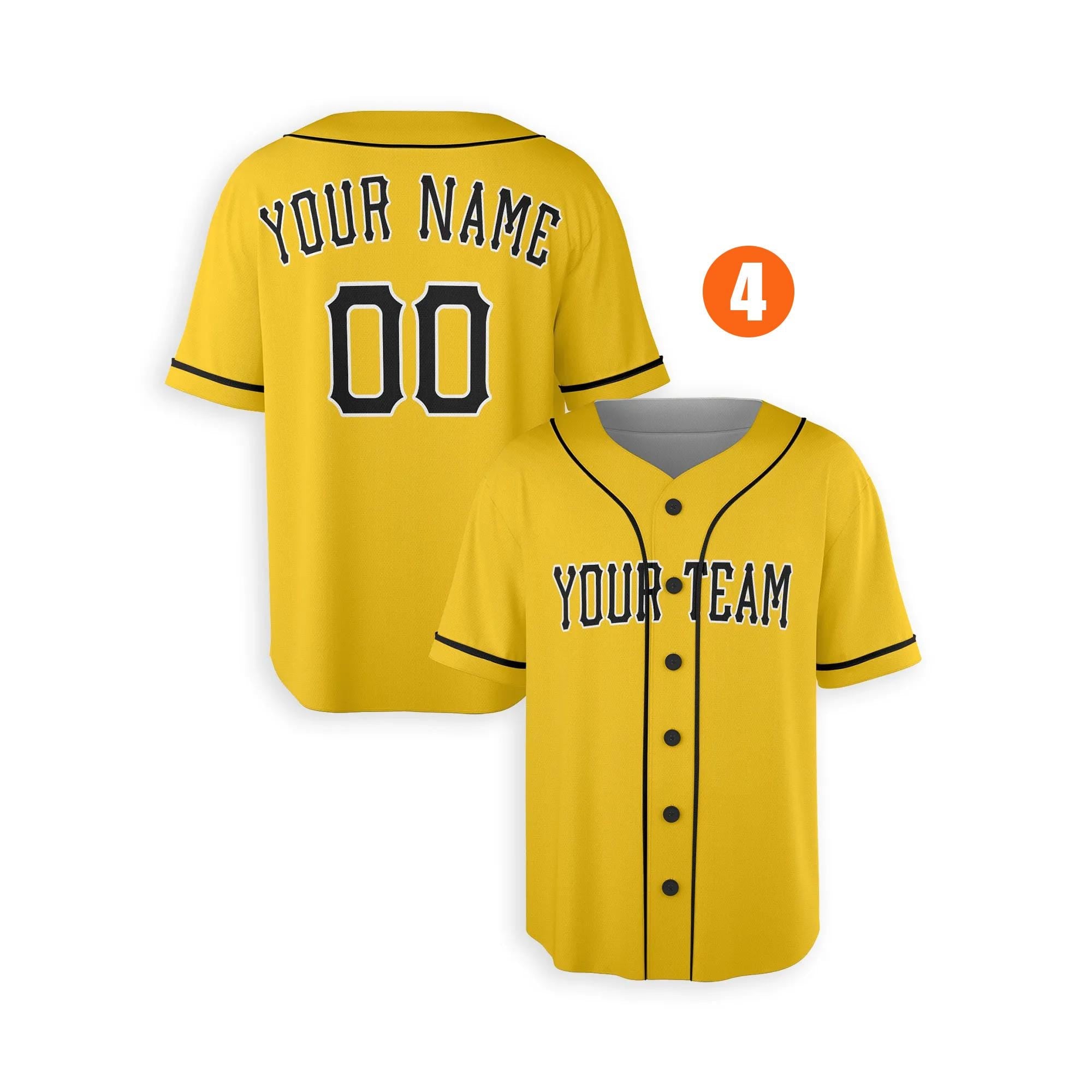 Custom Pittsburgh Pirates Jersey Fan Made, Infant, Toddler, Youth & Adult Piping 4