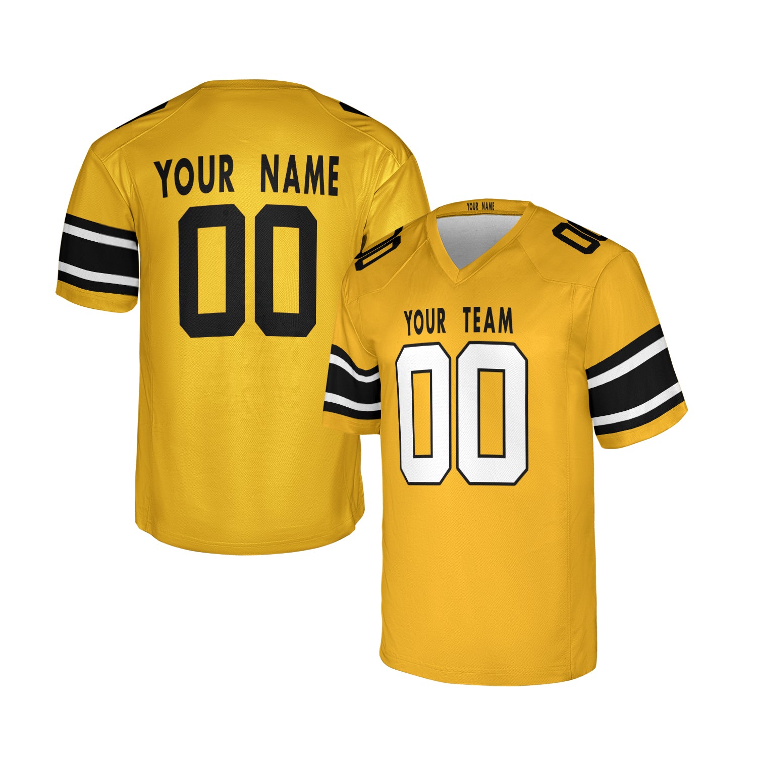 Custom Pittsburgh Steelers Jersey – Team Name, Name & Number – Fan Made Color 3