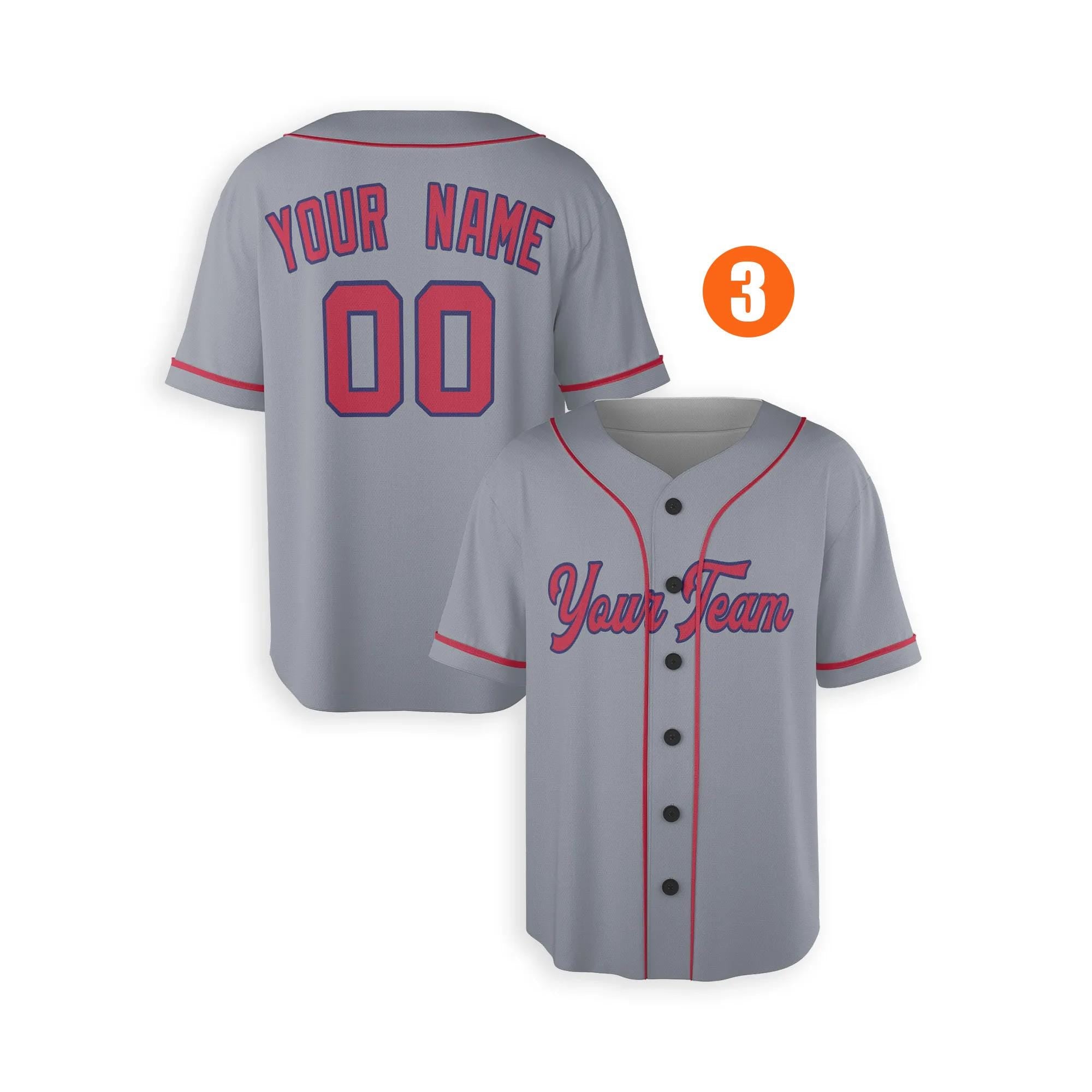 Custom St. Louis Cardinals Jersey Fan Made, Infant, Toddler, Youth & Adult Piping 3