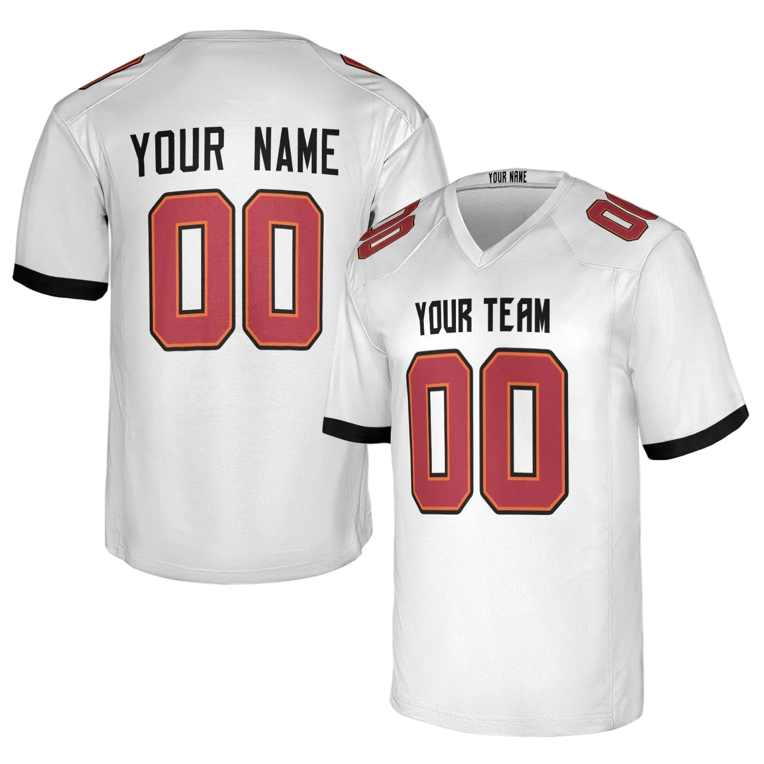 Custom Tampa Bay Buccaneers Jersey – Team Name, Name & Number – Fan Made Color 3