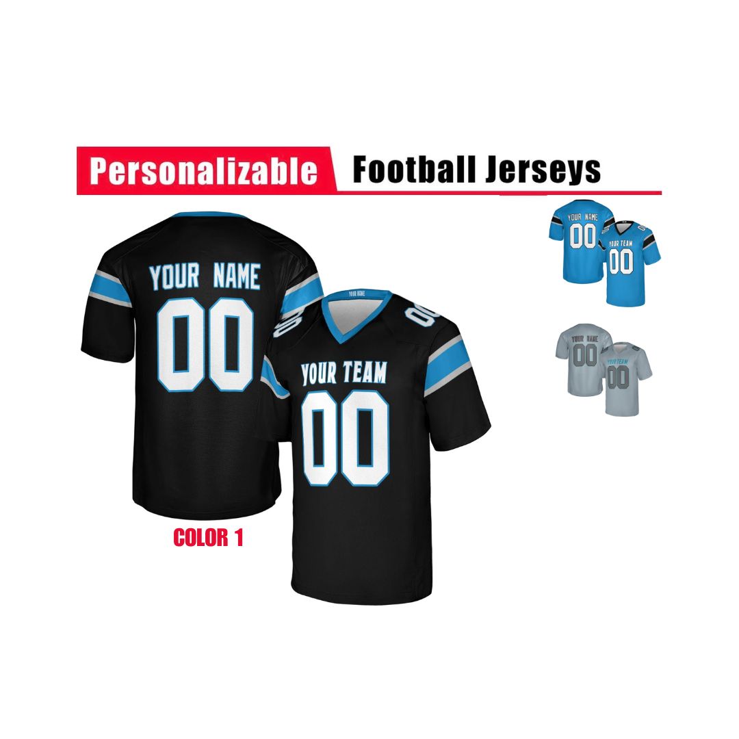 Personalized Carolina Panthers Jersey – Team Name, Name & Number – Fan Made