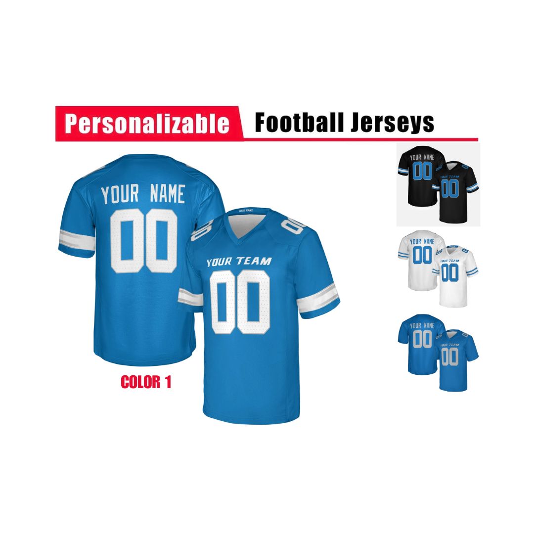 Personalized Detroit Lions Jersey – Team Name, Name & Number – Fan Made