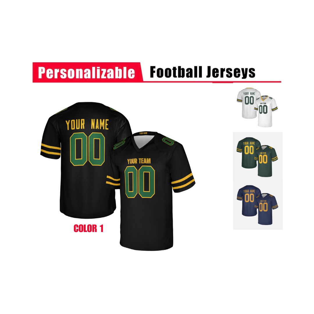 Personalized Green Bay Packers Jersey – Team Name, Name & Number – Fan Made