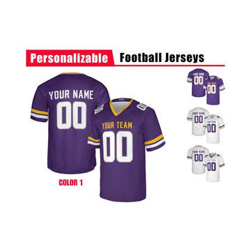 Personalized Minnesota Vikings Jersey – Team Name, Name & Number – Fan Made