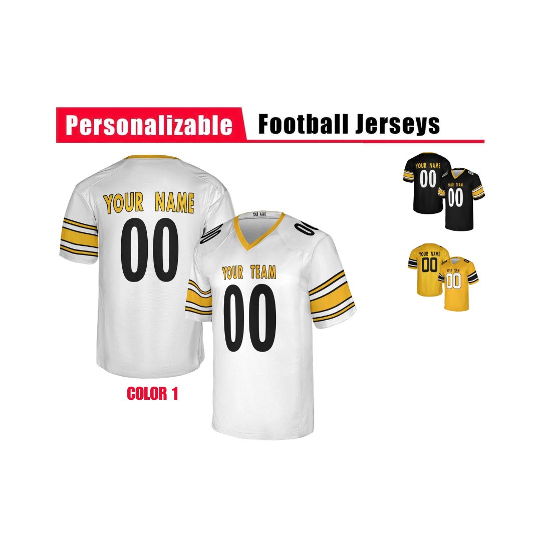 Personalized Pittsburgh Steelers Jersey – Team Name, Name & Number – Fan Made