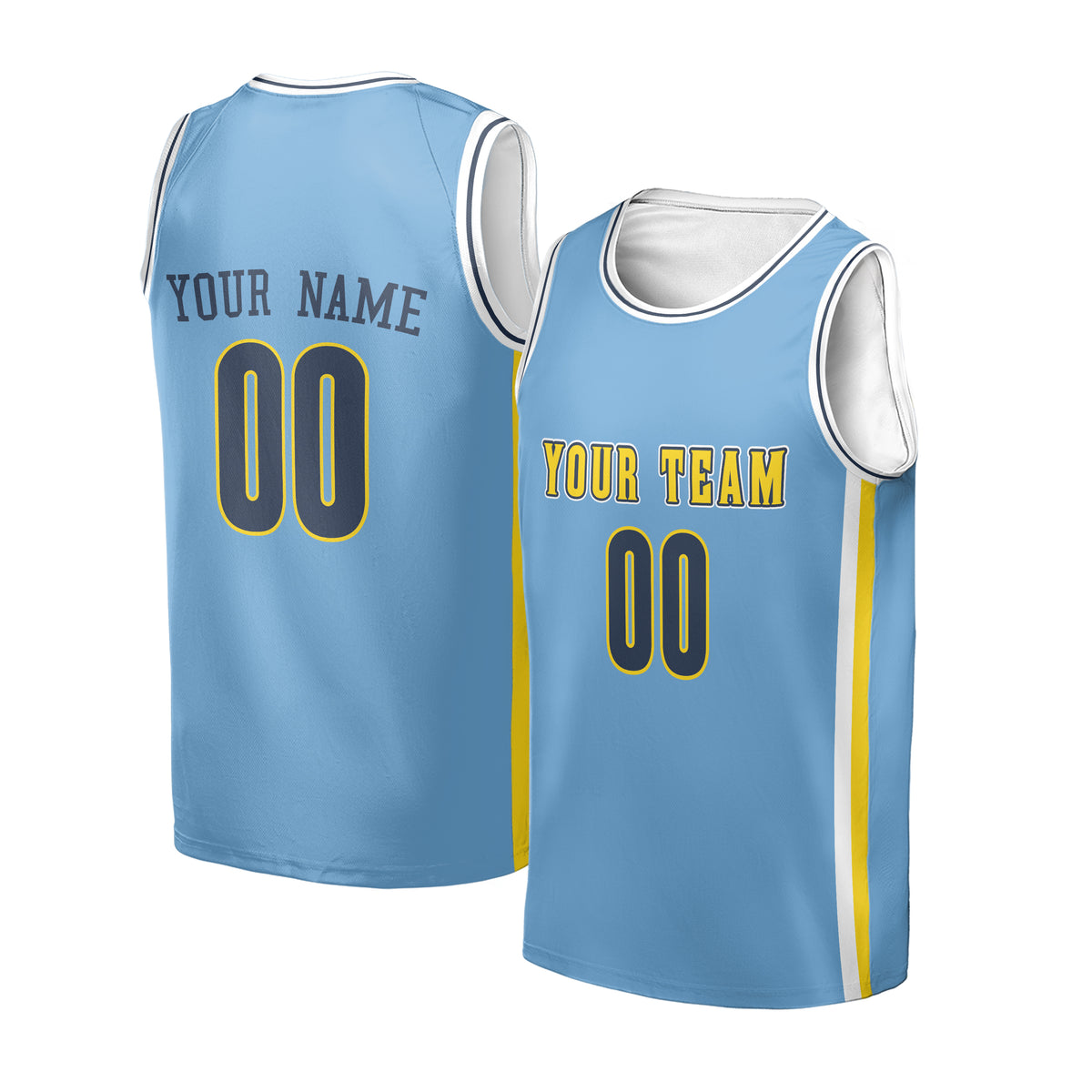 Personalized Denver Nuggets Fan Made, Toddler, Youth & Adult