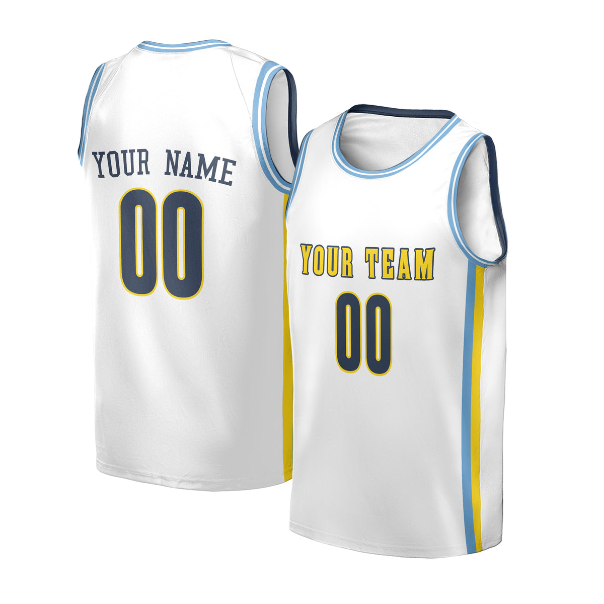 Personalized Denver Nuggets Fan Made, Toddler, Youth & Adult