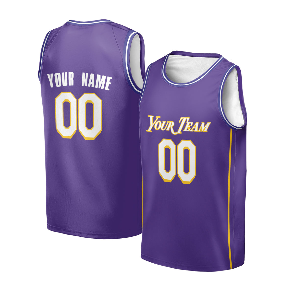 Personalized Los Angeles Lakers Jersey Fan Made, Toddler, Youth & Adult